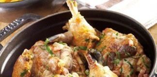 Cocotte de poulet à la bière Chimay Bleue